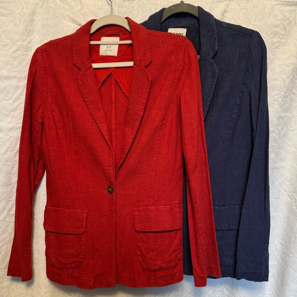 2 for 1 Linen Blend Blazers